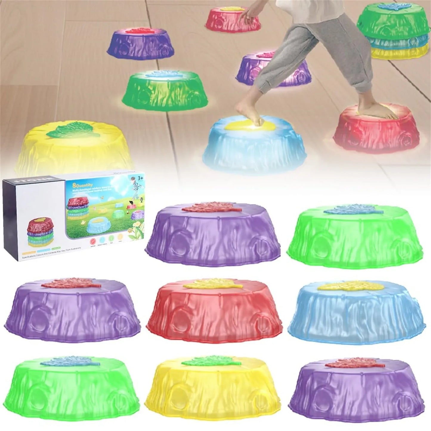 Early Childhood Education Toys Fun Toys Children Colorful Luminous Balance Training Parent-Child Interaction Indoor Play Family