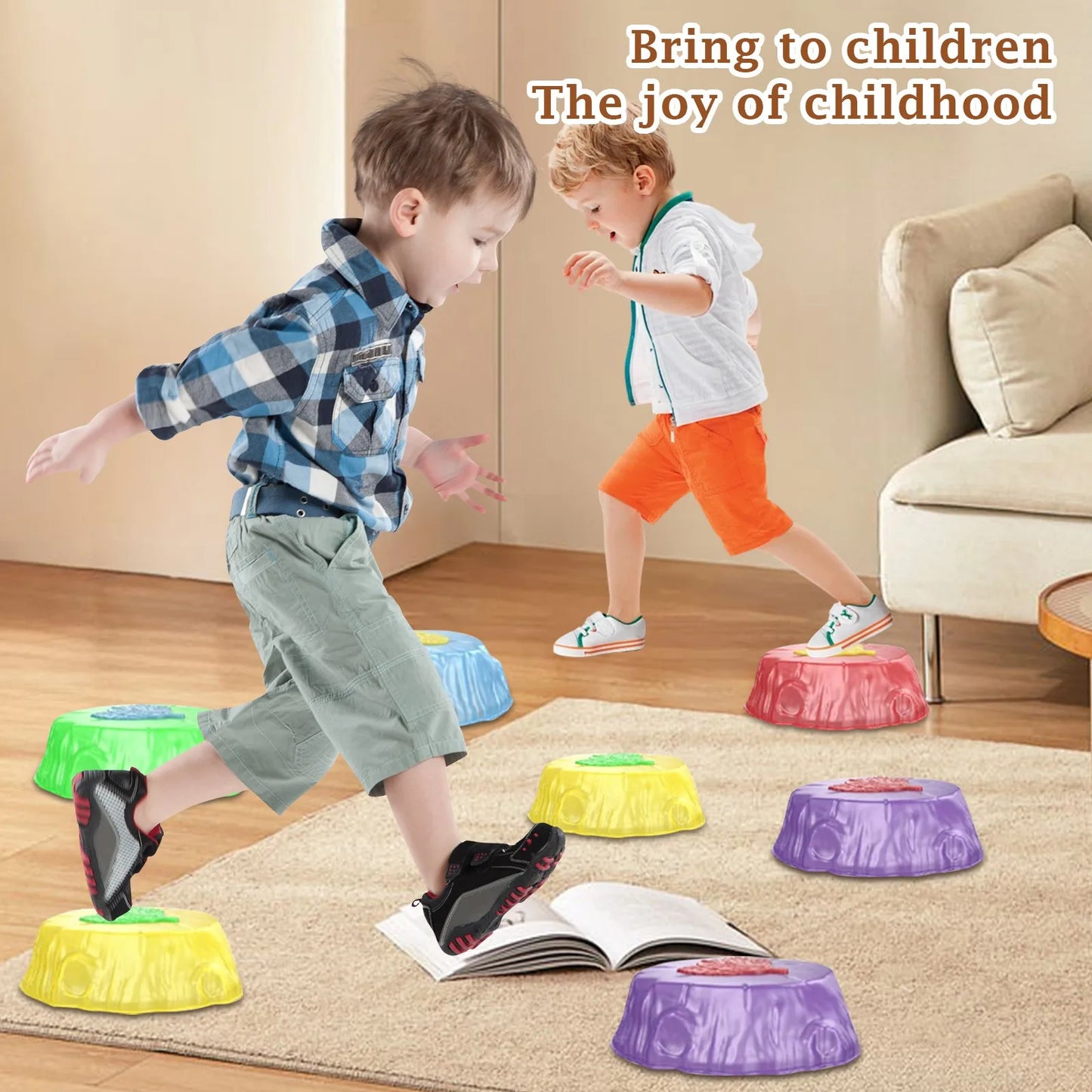 Early Childhood Education Toys Fun Toys Children Colorful Luminous Balance Training Parent-Child Interaction Indoor Play Family