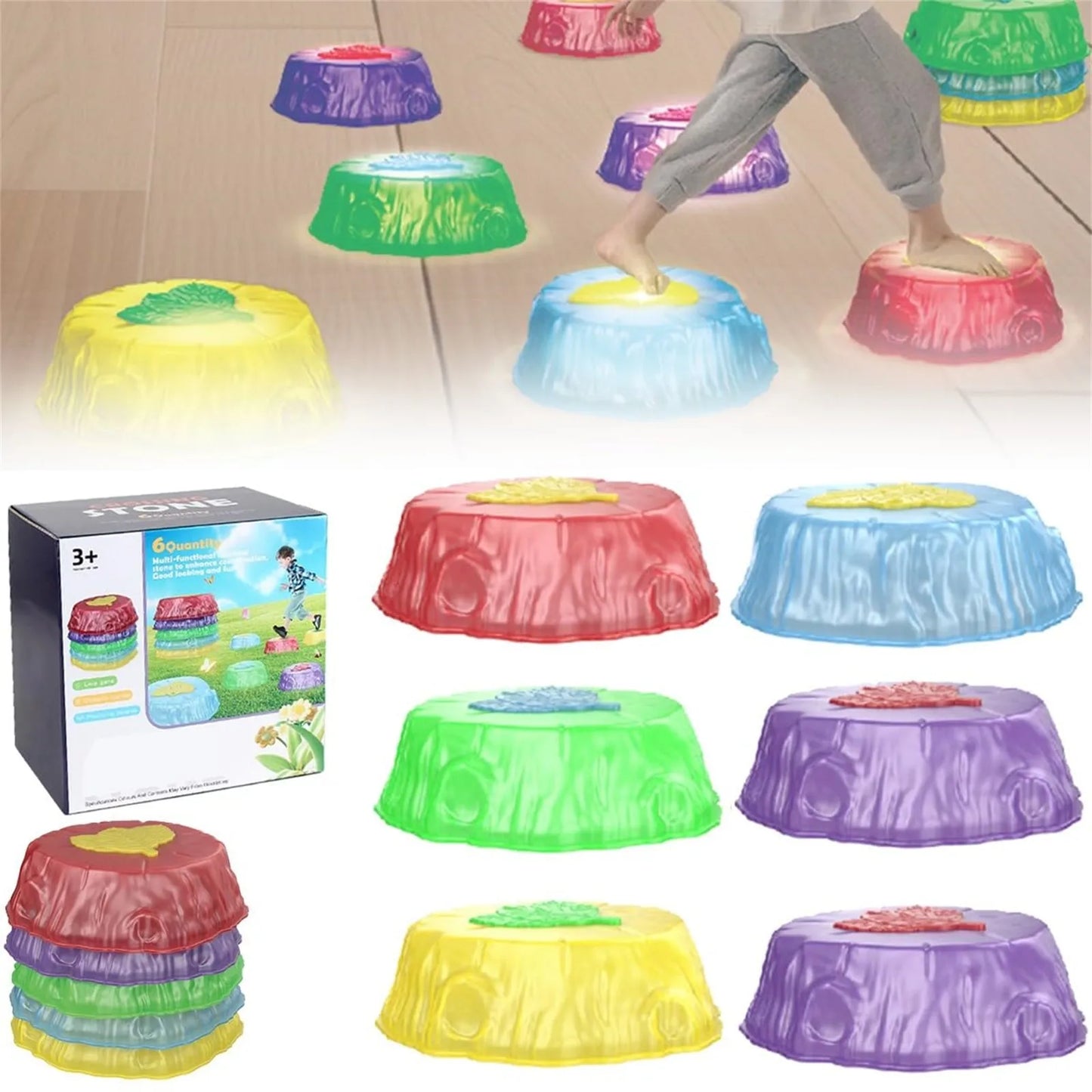 Early Childhood Education Toys Fun Toys Children Colorful Luminous Balance Training Parent-Child Interaction Indoor Play Family
